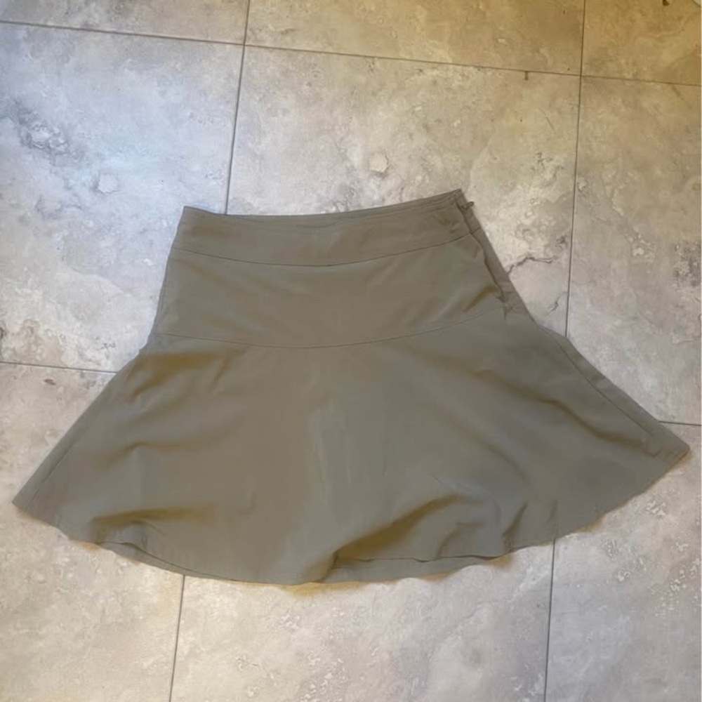 Athleta Asymmetrical Tan Skirt